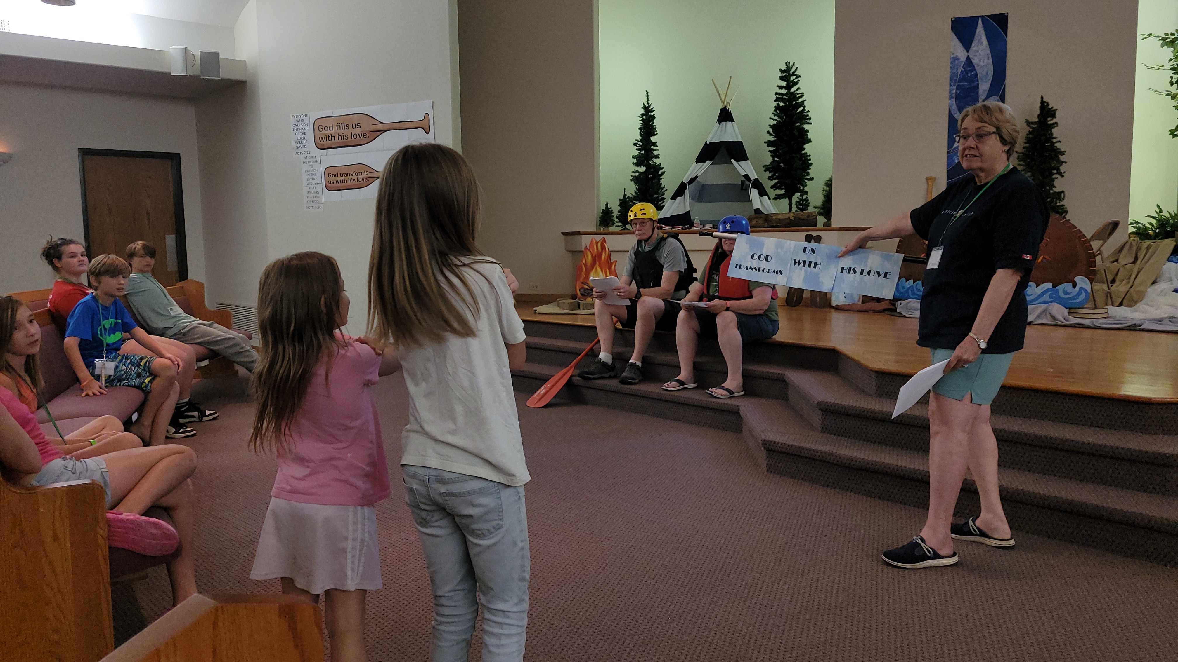 Sunday School Teaching and Church Service